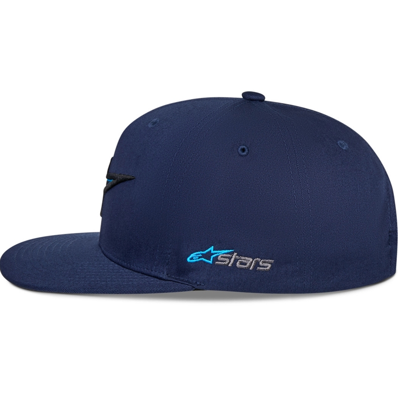 Casquette Snapback épaisse Alpinestars bleue