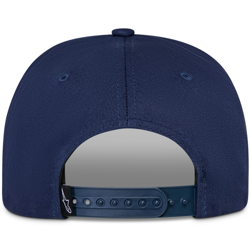 Casquette Snapback épaisse Alpinestars bleue