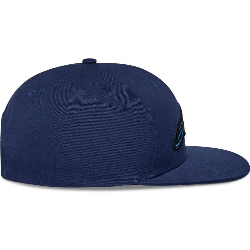 Casquette Snapback épaisse Alpinestars bleue
