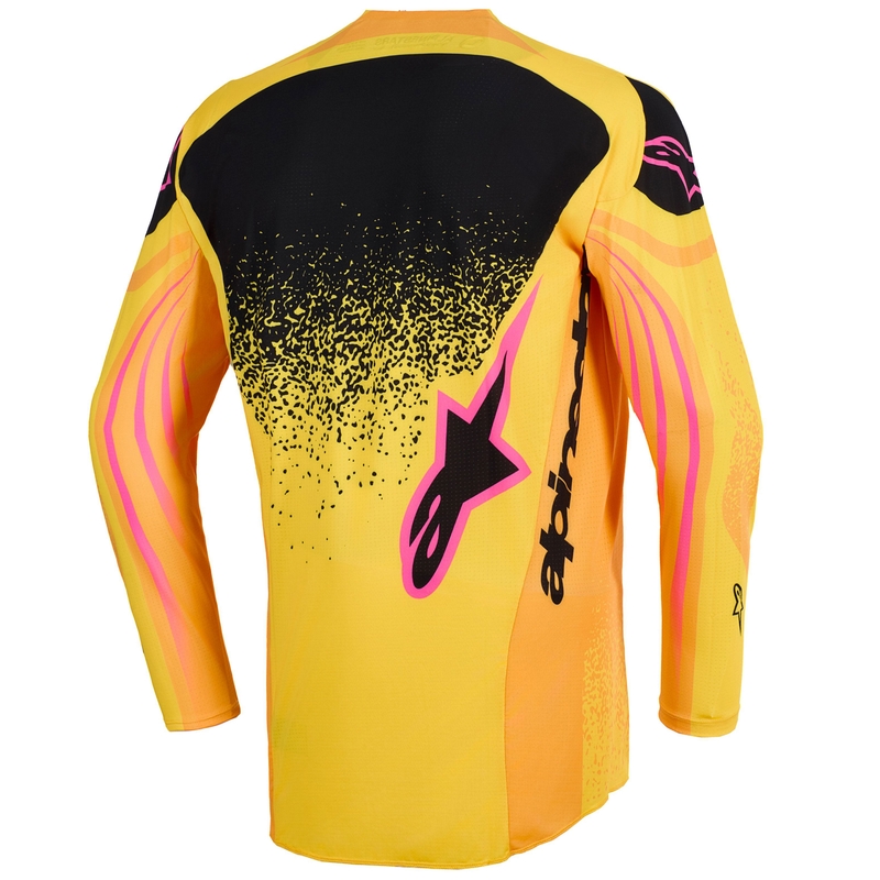 Maillot de motocross Alpinestars Techstar Nomur orange-jaune-rose