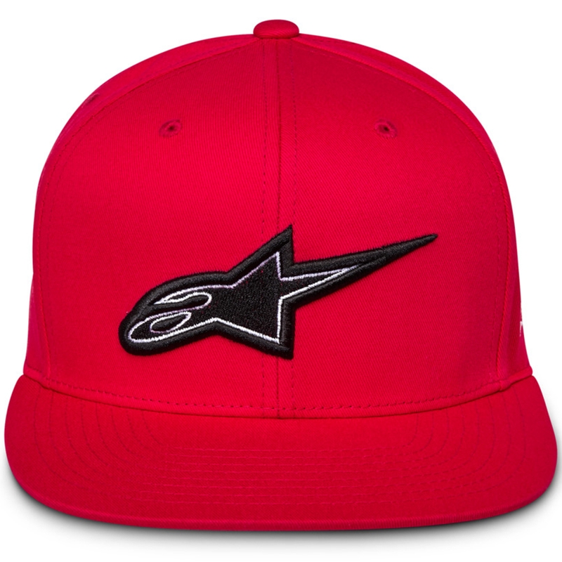 Casquette Snapback épaisse Alpinestars rouge