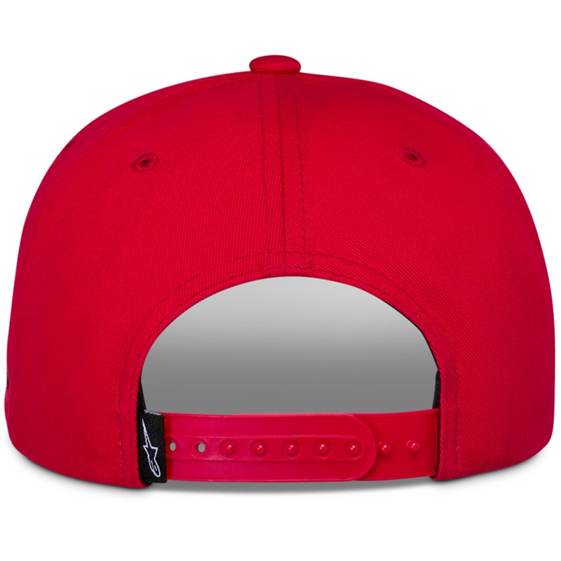 Casquette Snapback épaisse Alpinestars rouge