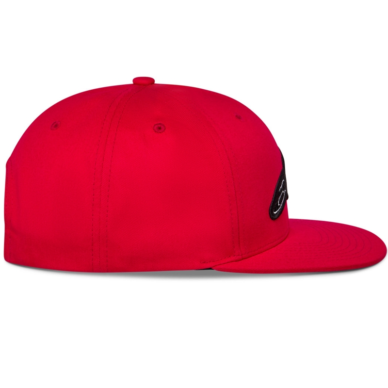 Casquette Snapback épaisse Alpinestars rouge