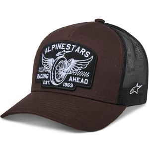 Casquette Alpinestars Heritage Patch marron-noir