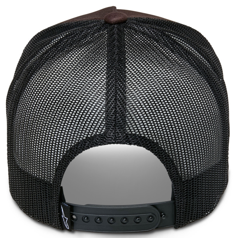 Casquette Alpinestars Heritage Patch marron-noir