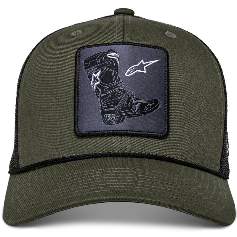 Casquette Alpinestars Booted vert-noir