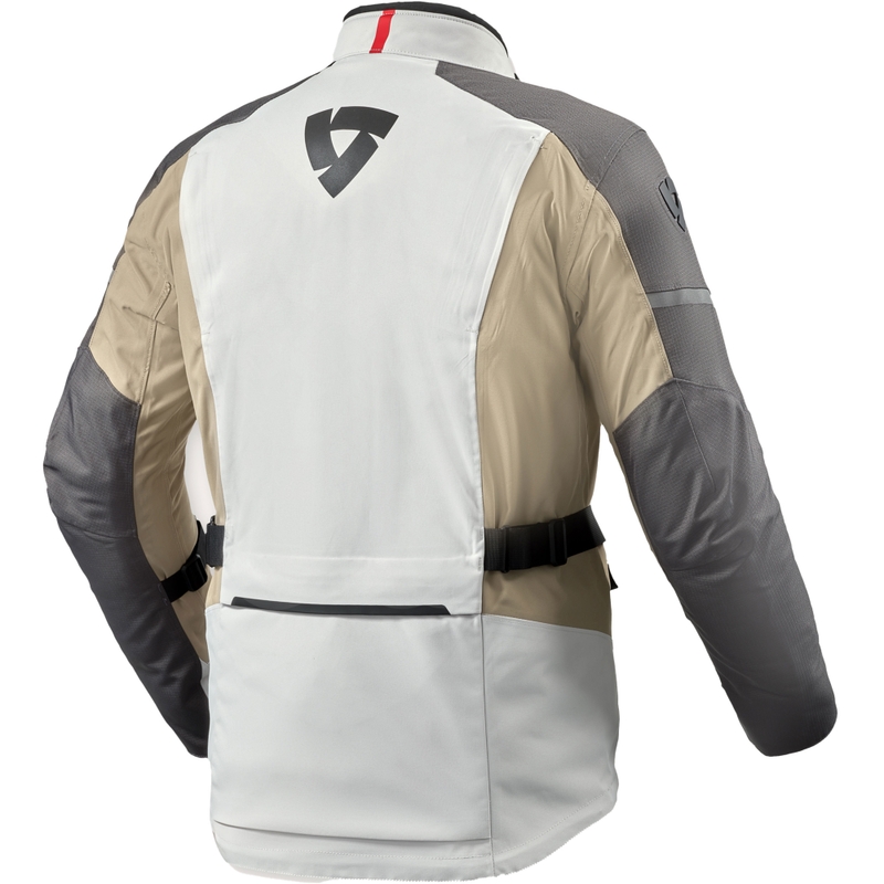 Veste de moto Revit Horizon 3 H2O gris-sable