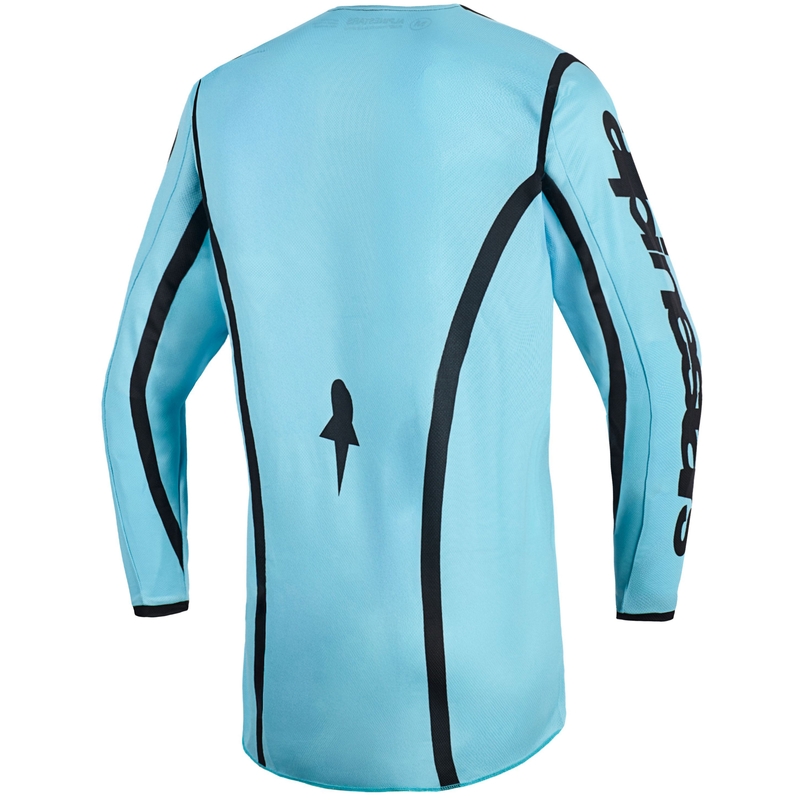 Dámský motokrosový dres Alpinestars Stella Fluid Apex tyrkysovo-černý