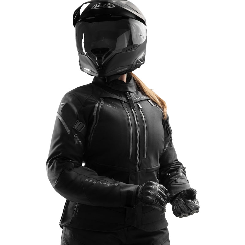 Veste moto femme Rebelhorn Hardy 3.0 noire