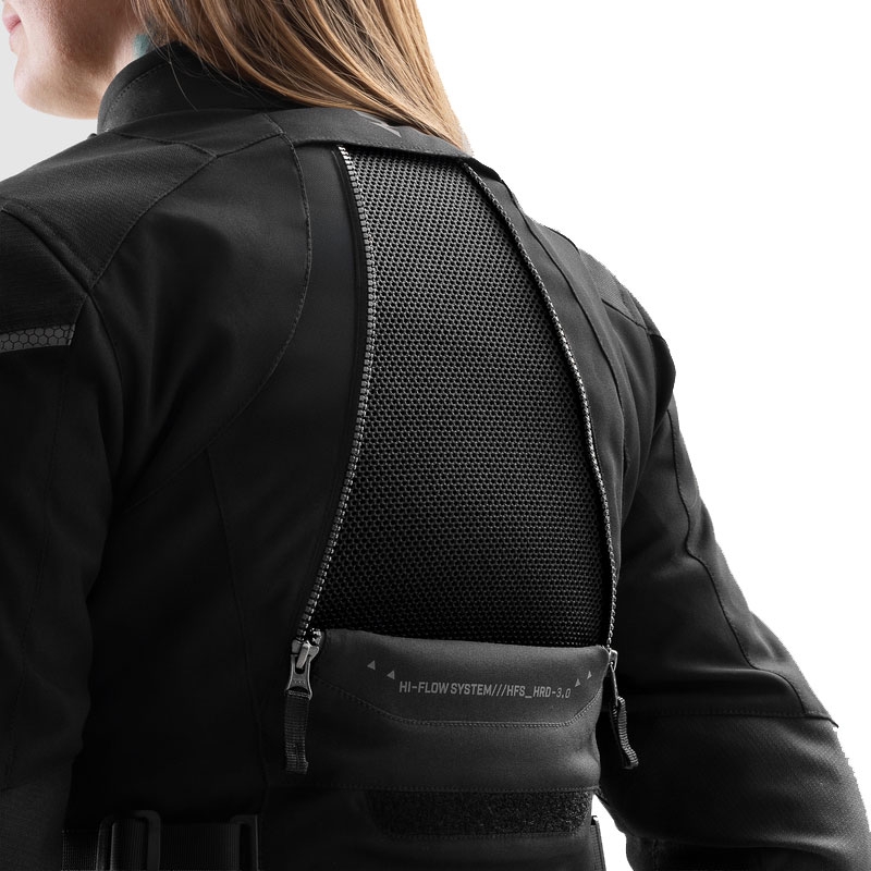 Veste moto femme Rebelhorn Hardy 3.0 noire