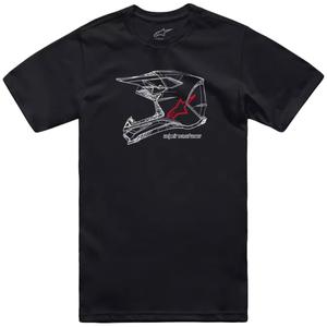 T-shirt Alpinestars MX Helmet CSF noir