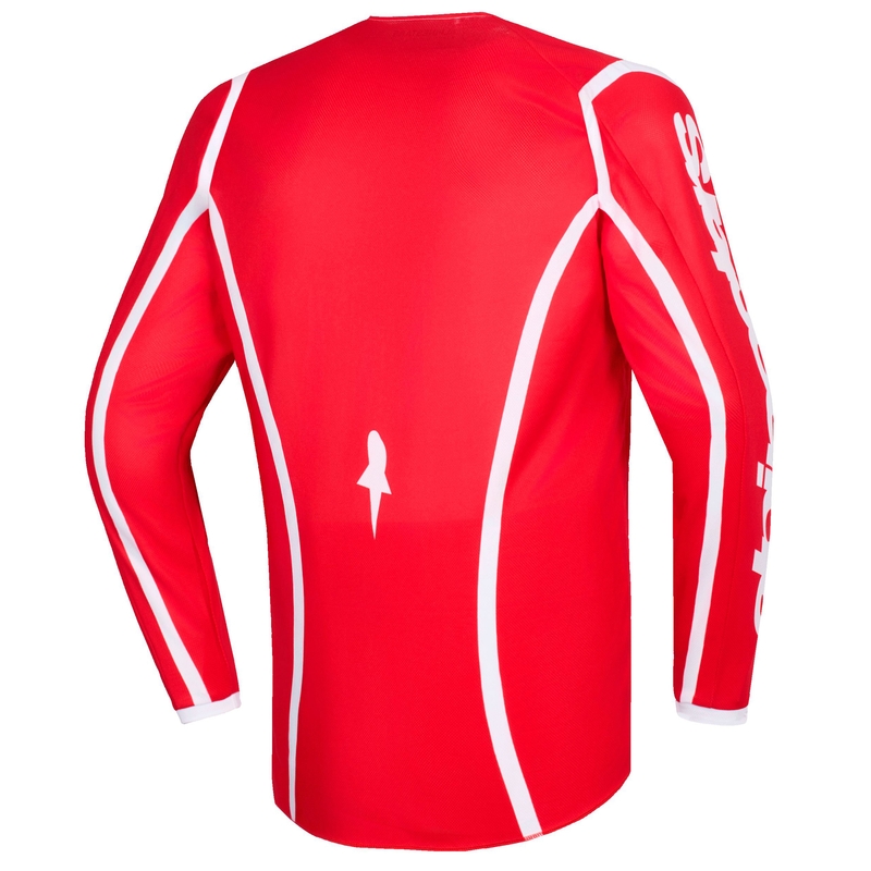 Dětský motokrosový dres Alpinestars Fluid Apex červeno-bílý