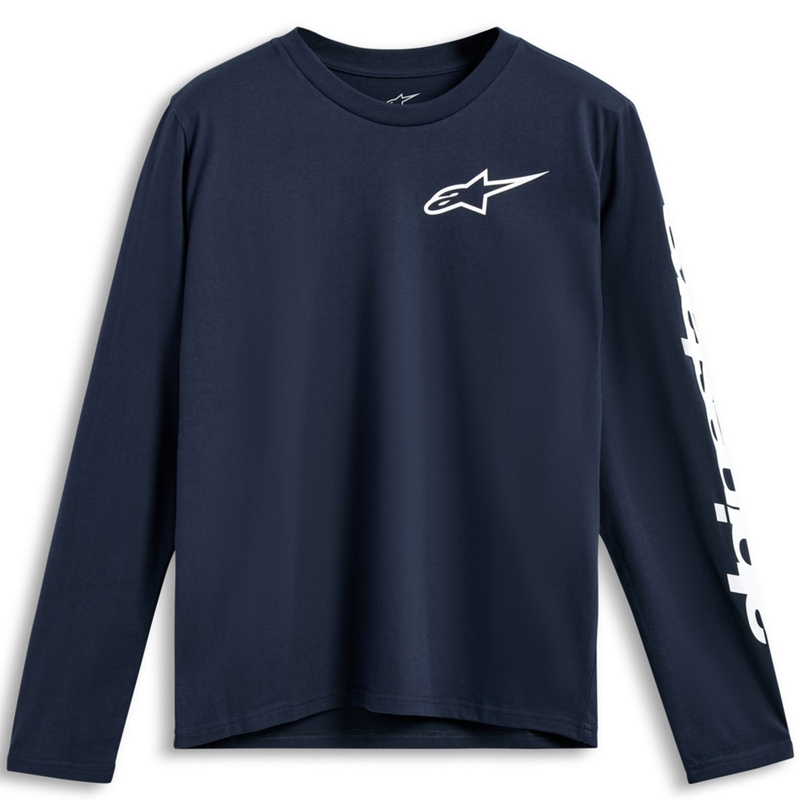 T-shirt à manches longues Alpinestars Trackside CSF bleu