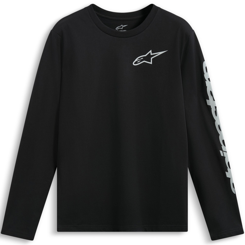 T-shirt à manches longues Alpinestars Trackside CSF noir