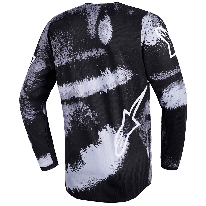 Dětský motokrosový dres Alpinestars Fluid Lahnd stupně šedo-camo