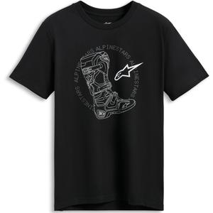 T-shirt Alpinestars Tech Boot CSF noir