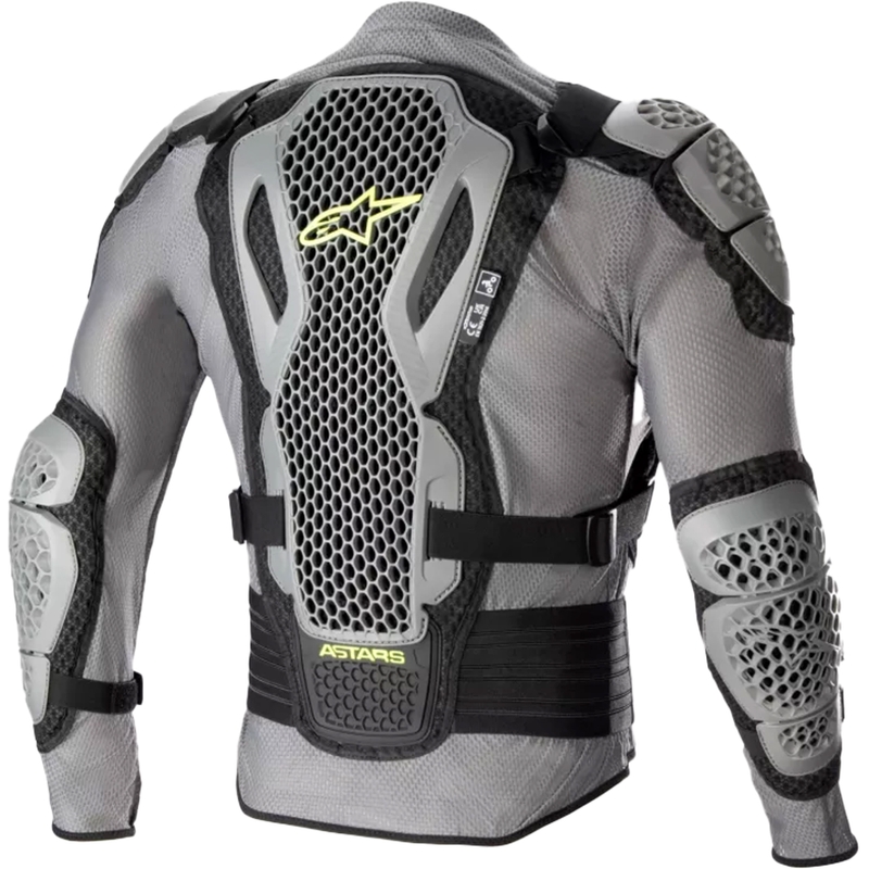 Protège-corps Alpinestars Bionic Action 2 noir-gris-jaune fluo