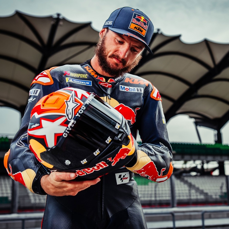 Casque intégral de moto Alpinestars Supertech R-10 Element carbone fluo rouge et blanc