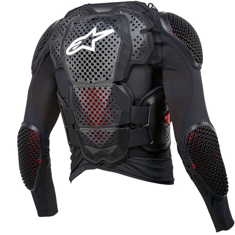 Gilet de protection Alpinestars Bionic TECH 3 noir-blanc-rouge