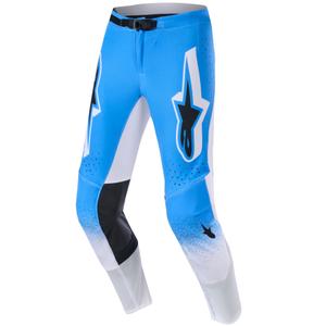 Motokrosové kalhoty Alpinestars Supertech Scenz modro-bílé