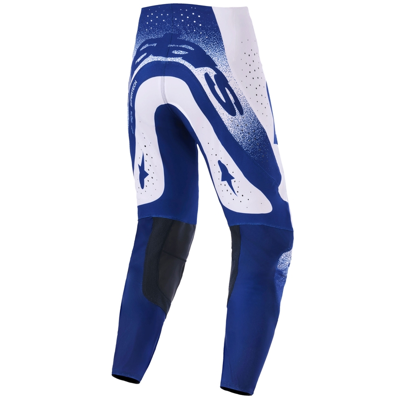 Motokrosové kalhoty Alpinestars Supertech Scenz světle šedo-tmavě modré