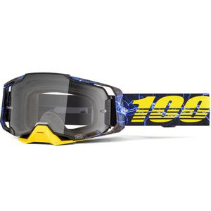 Lunettes de motocross 100% Armega Fury avec plexiglas transparent