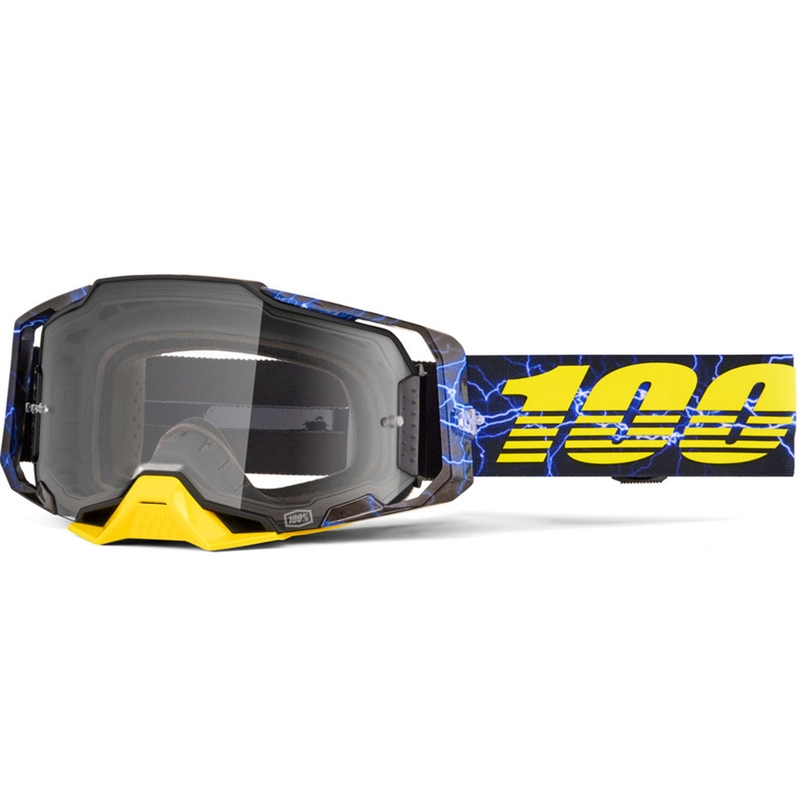 Lunettes de motocross 100% Armega Fury avec plexiglas transparent