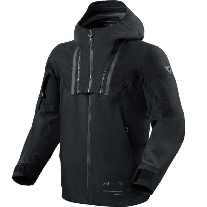 Veste de moto Revit Component 3 H2O noire