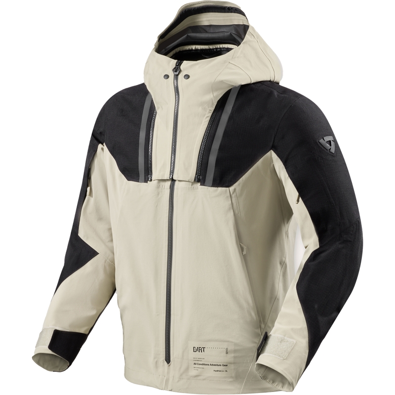 Blouson moto Revit Component 3 H2O noir-sable