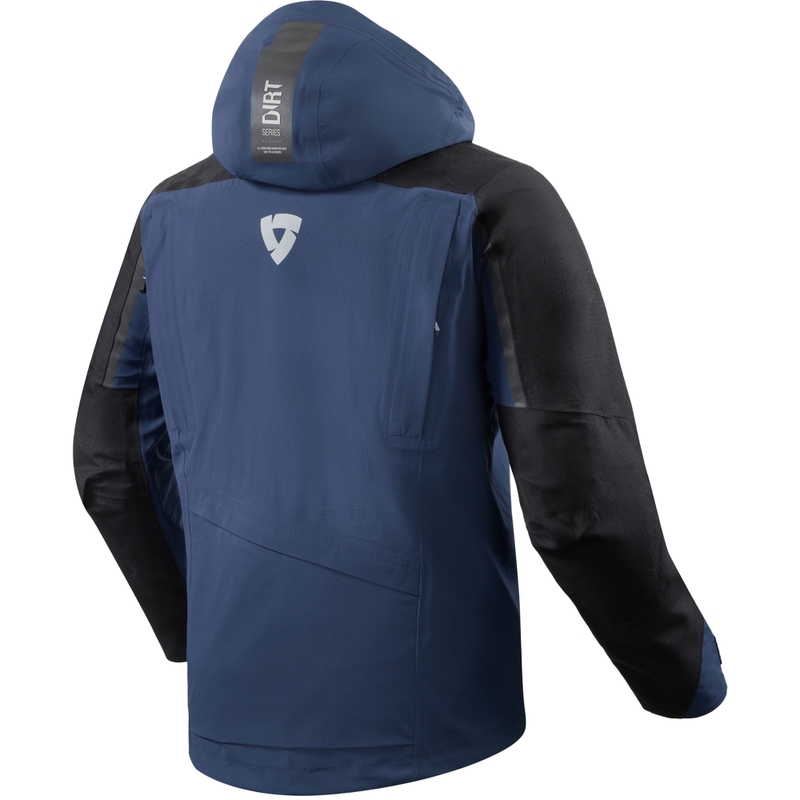 Blouson moto Revit Component 3 H2O noir-bleu foncé