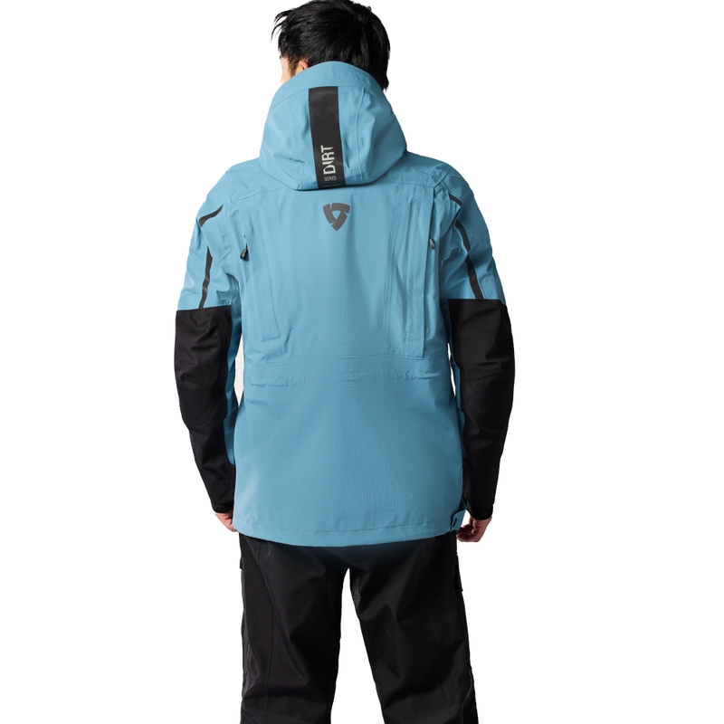 Blouson moto Revit Blackwater 3 H2O bleu-noir