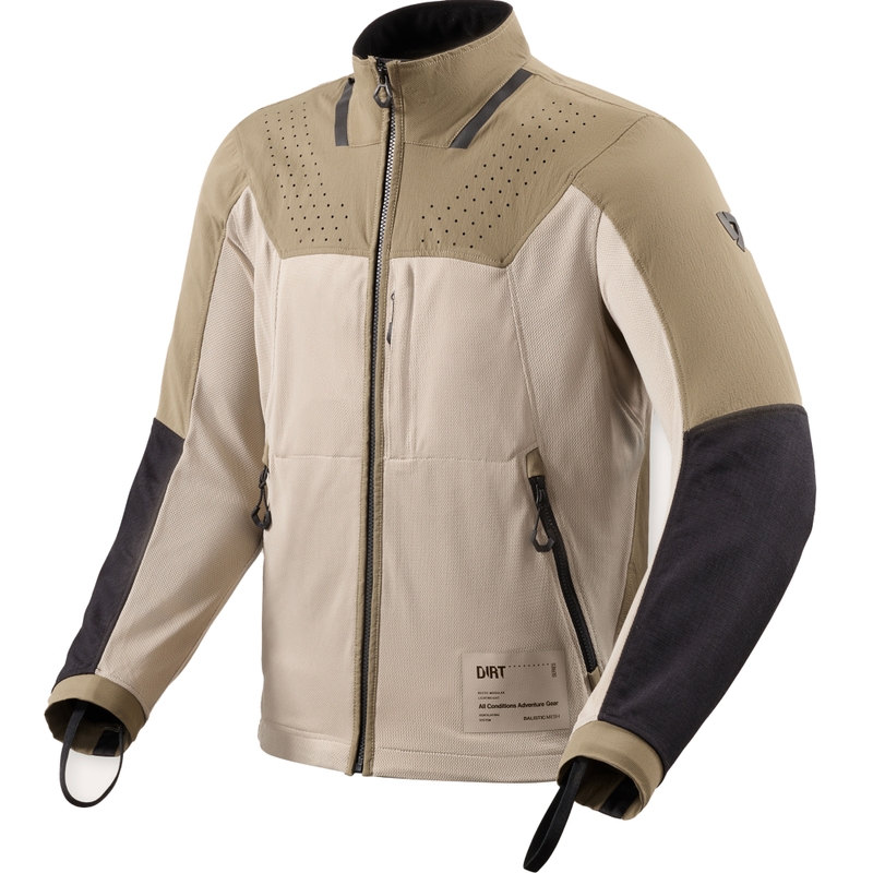 Veste de moto Revit Territory 2 vert sable
