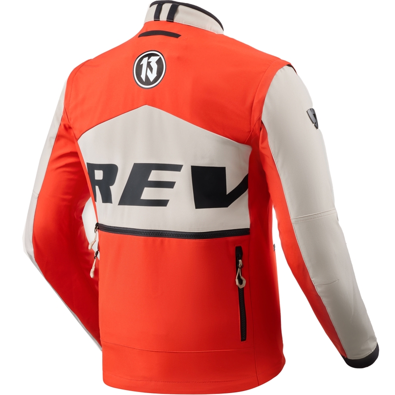 Veste de moto Revit Morocco Sable-Rouge