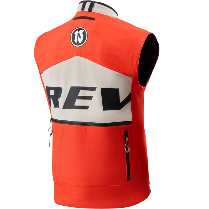Veste de moto Revit Morocco Sable-Rouge