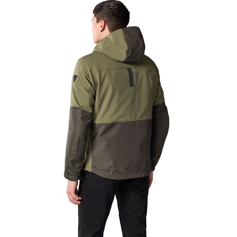 Veste moto Revit Traffic 2 H2O Tarmac verte