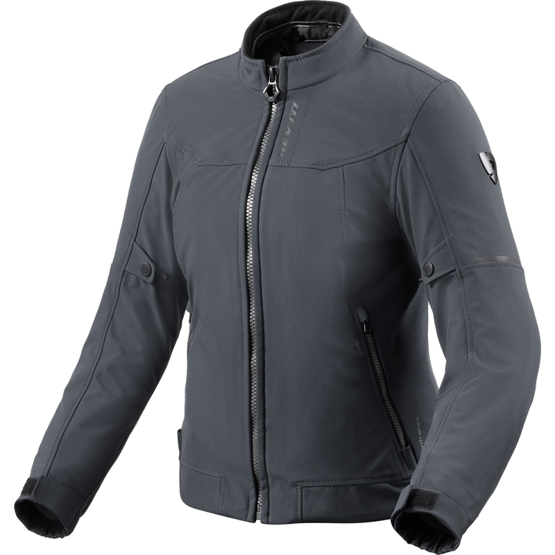 Veste de moto femme Revit Shade 2 H2O bleu foncé