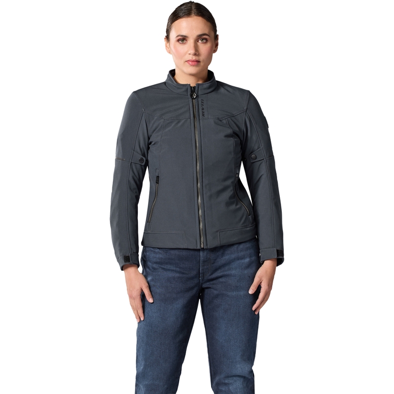 Veste de moto femme Revit Shade 2 H2O bleu foncé