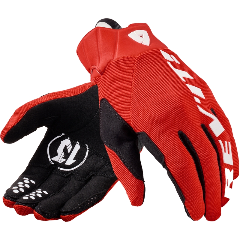 Gants de moto Revit Escondido rouges