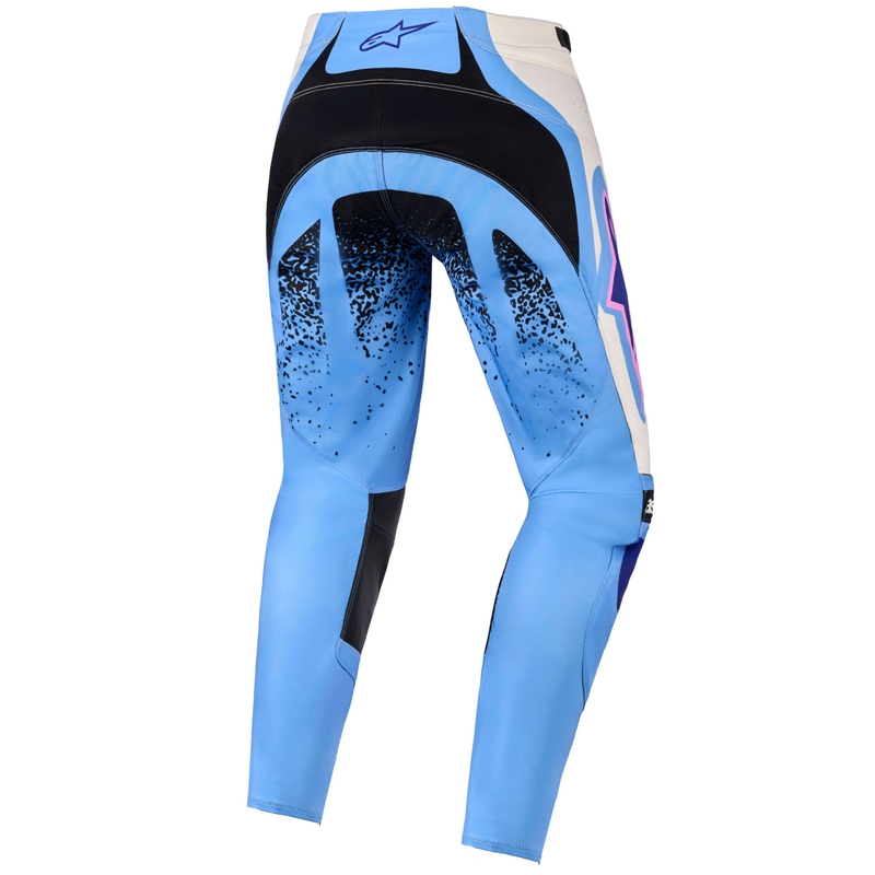 Dámské motokrosové kalhoty Alpinestars Stella Techstar Nomur světle modro-bílo offwite-černo-růžové