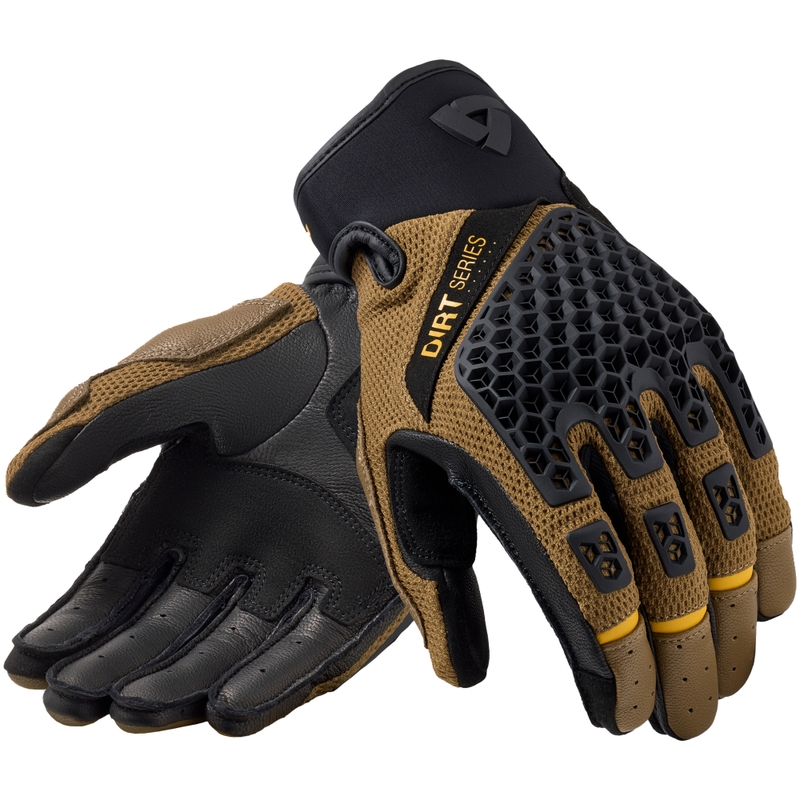 Gants de moto Revit Caliber 2 noir-marron