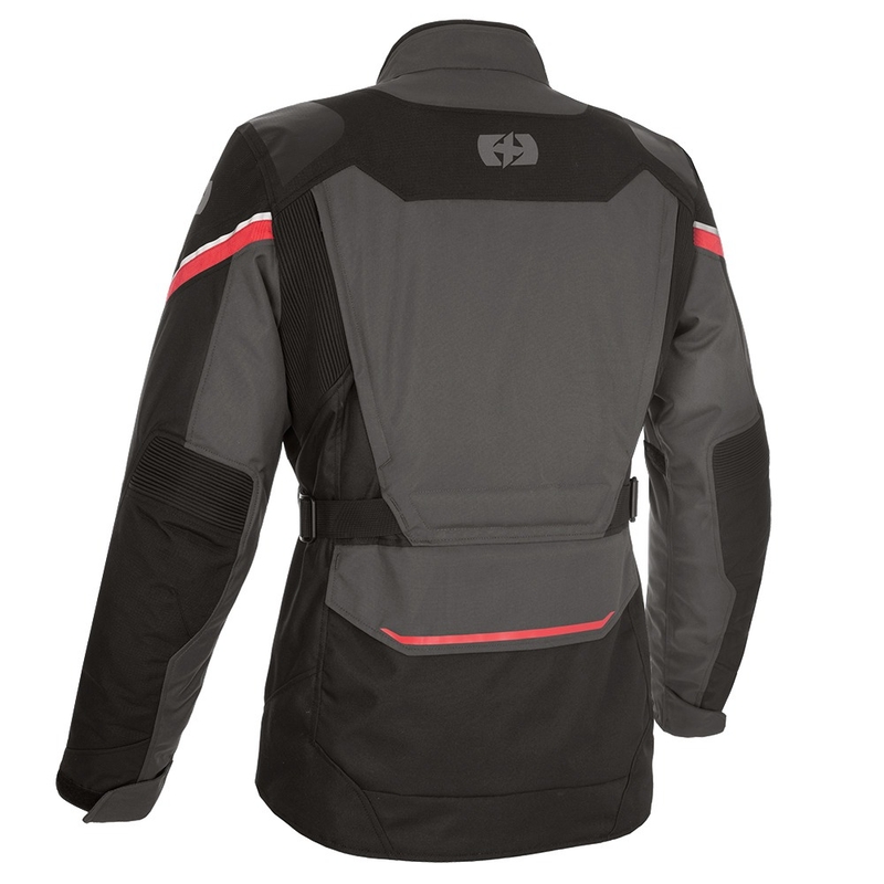 Veste de moto Oxford Montreal 4.0 Dry2Dry™ noir-gris-rouge
