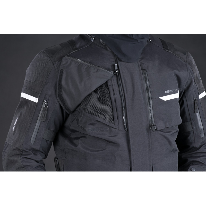 Veste de moto Oxford Advanced Stormland Dry2Dry™ noire