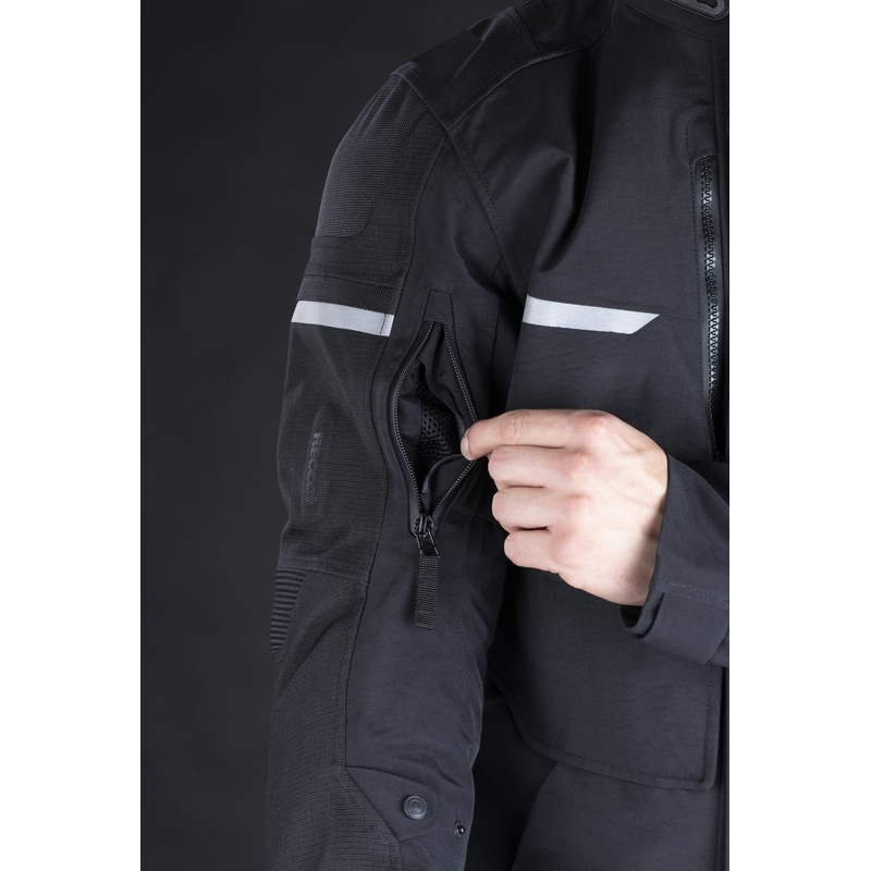 Veste de moto Oxford Advanced Stormland Dry2Dry™ noire
