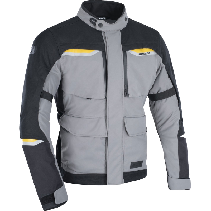 Veste de moto Oxford Advanced Mondial 2.0 Dry2Dry™ noir-gris