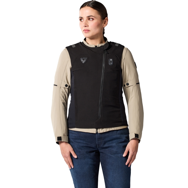 Gilet airbag moto femme Revit Avertum Street Tech-Air® noir