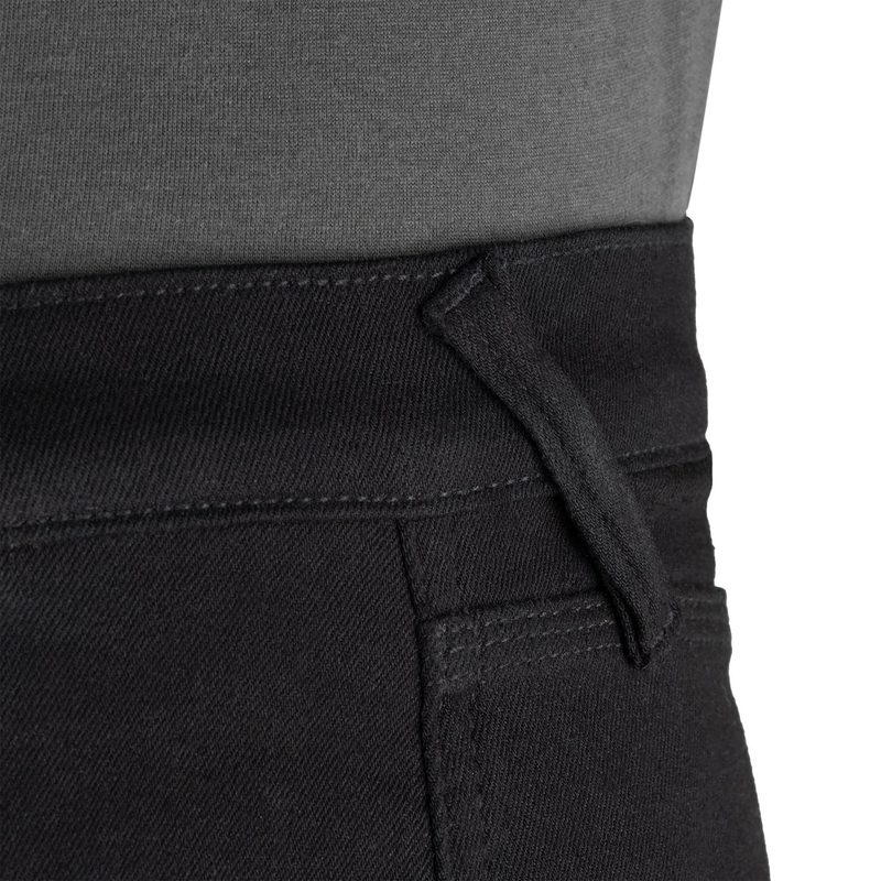 Jean moto court OXFORD ORIGINAL APPROUVÉ SUPER STRETCH AA SLIM FIT noir