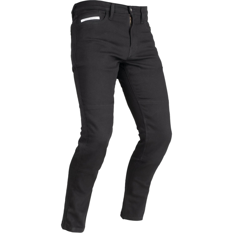 Jean moto court OXFORD ORIGINAL APPROUVÉ SUPER STRETCH AA SLIM FIT noir