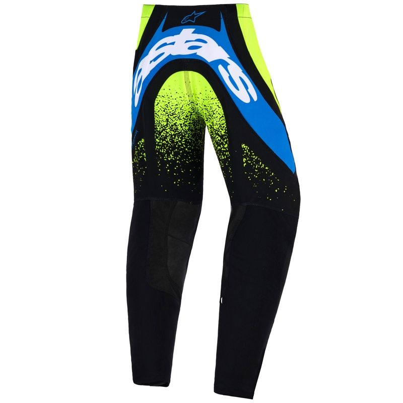 Dětské motokrosové kalhoty Alpinestars Techstar Nomur tmavě modro-fluo žluto-modré