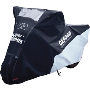 Housse de moto Oxford Rainex noir-argent