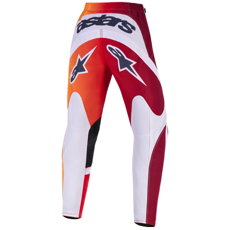 Dětské motokrosové kalhoty Alpinestars Fluid Portl červeno-oranžovo-světle šedé